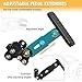 OceanicEcho Gas and Brake Pedal Extenders for Short Drivers | Fits Cars, Go Kart, Ride-On Toys | Adjustable Length & Angle for Auto Vehicles Brake & Accelerator Pedals (Comfortable)