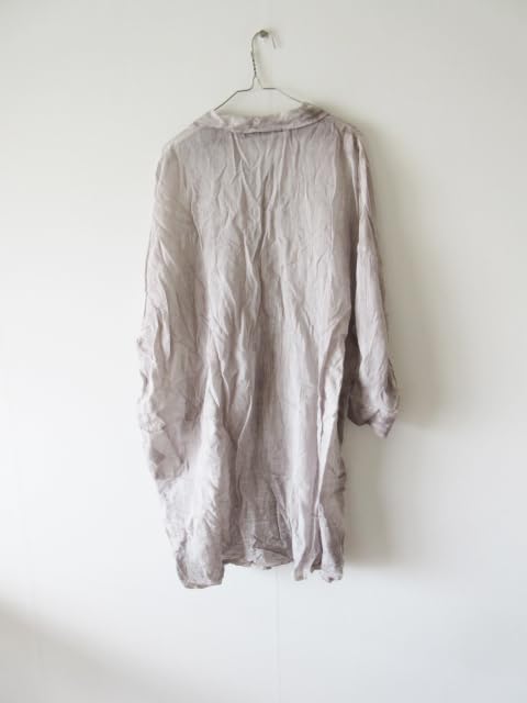 mizuiroind（ミズイロインド）| ピグメントダイロングシャツ ワンピース mizuiroind（ミズイロインド）| ピグメントダイロングシャツ