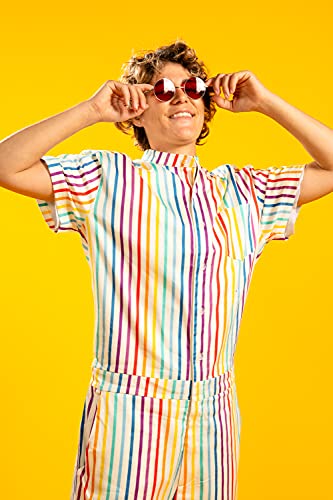 Romphim arc-en-ciel taille M : vibrez de fierté avec cette combinaison