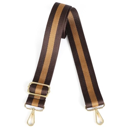 Lekesky Adjustable Crossbody Bag Strap with Gold Buckle