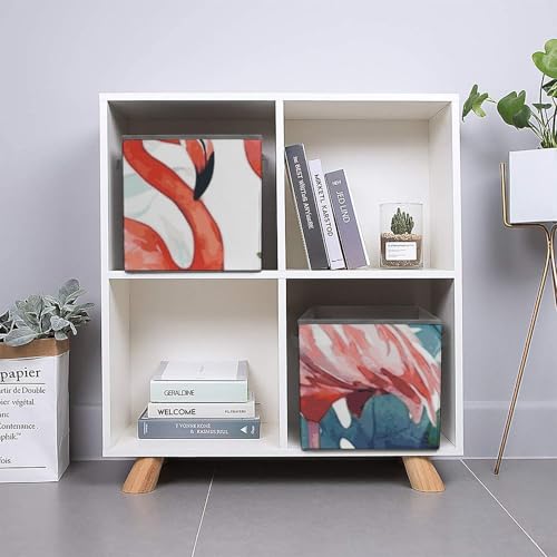 Boîte de rangement placard flamant rose pour optimiser le tri - 5