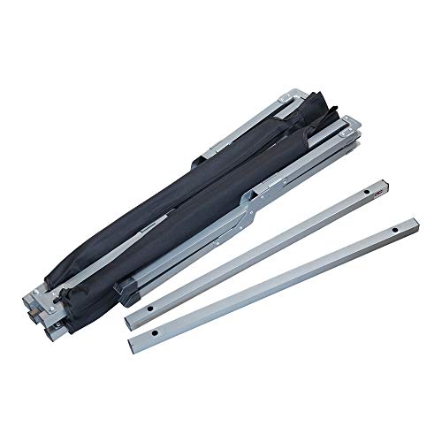 Grafner XL Feldbett mit Transporttasche, belastbar bis 150 kg, bequemes 600D Oxford-Gewebe – in schwarz, Klappbett Gästebett