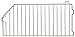 Quantum Storage Systems DSK18 Wire Post Basket Divider, 18