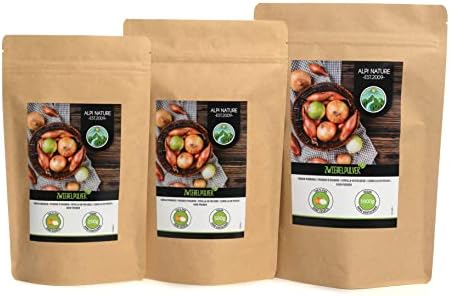 Onion Powder, Ground Onions, Onion Powder 100% Pure from Gently Dried Onions, Naturally Without additives, Vegan, Onion granules (250 GR)