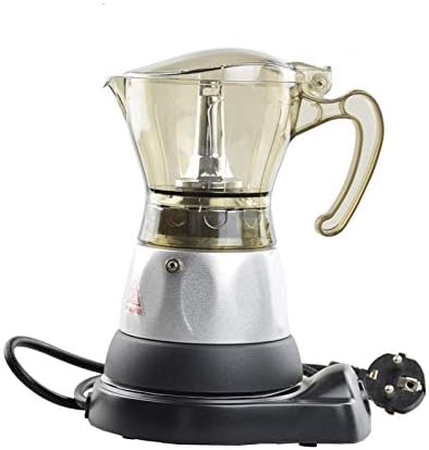 220V 50Hz Espresso Coffee Pots Electrical Moka Pot Eu Plug 3 Cups Counted Mocha Percolators Barista Maker