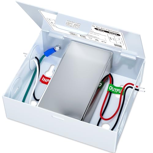 Dimmable LED Driver 60W 24V with Junction Box, Triac/ELV/MLV Transformer for LED and Halogen...