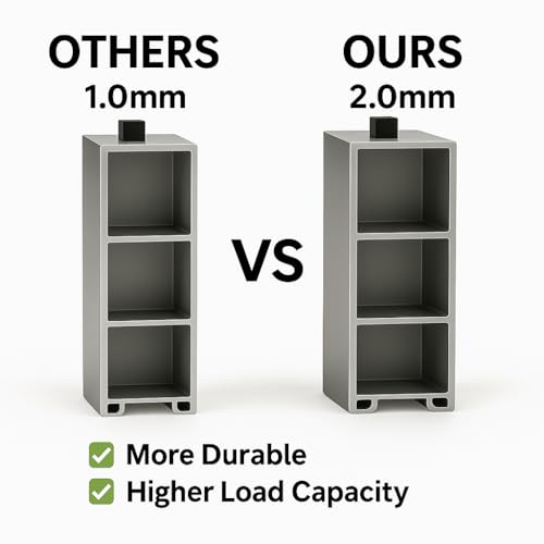 Heavy Duty Aluminum Flood Barrier, Upgraded Thickened Reusable Water Barrier, Flood Barriers for Home, Shop Door, Garage, Basement Entrance, Outdoor Flood Protection(L-4FT/8FT/12FT,H-15.7IN/31.5IN)