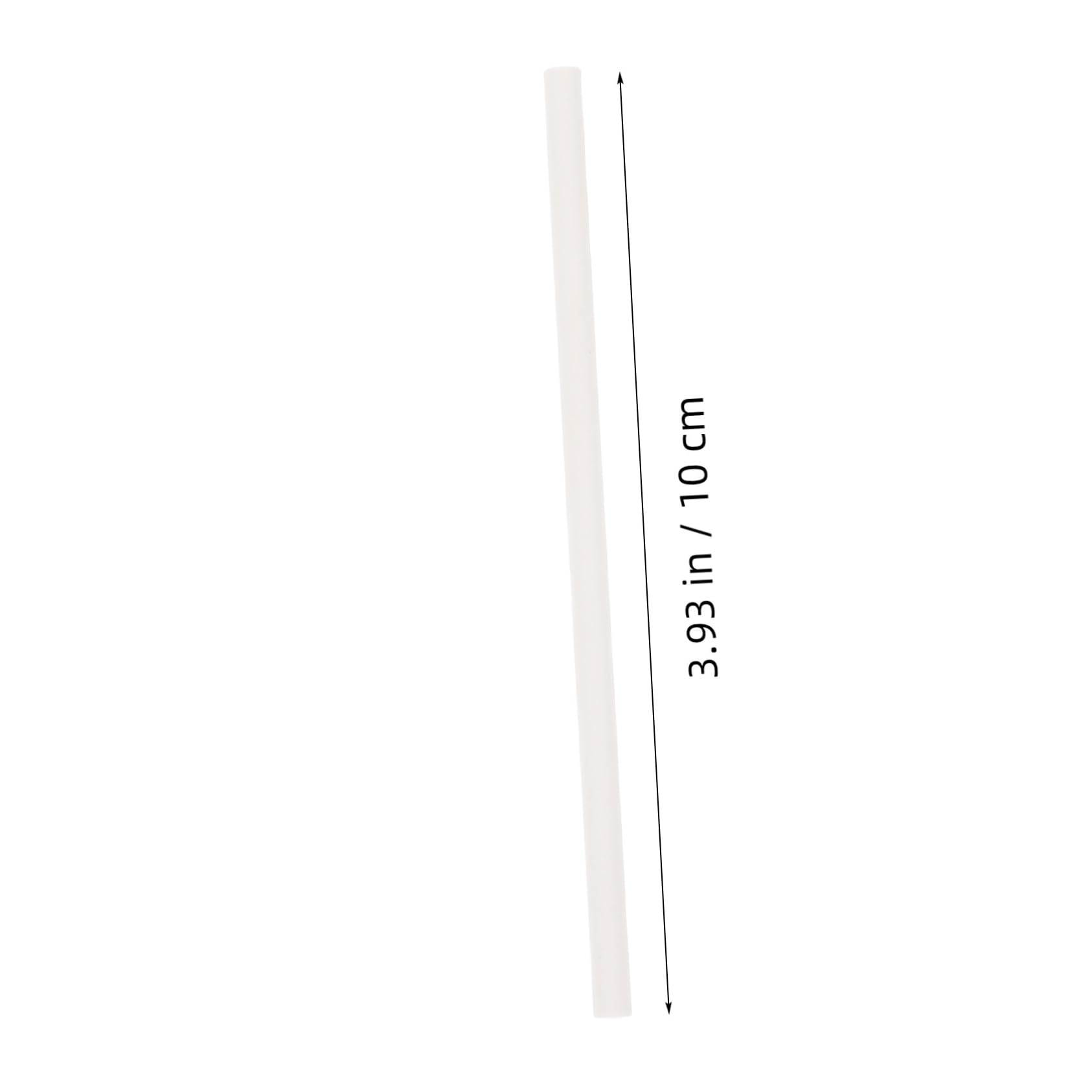 GRIRIW 100pcs Manual Stirring Rods Convenient Candy Sticks for Cake Pops Lollipops Dessert Decoration for DIY Candy Making and Creative Projects White Paper Sticks