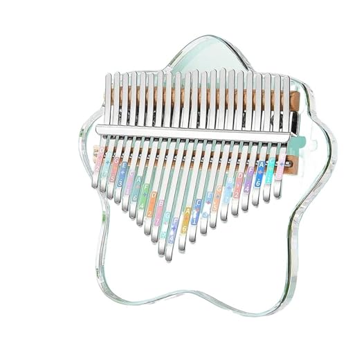 Professional Kalimba Creative Acrylic Kalimba Thumb Piano 17 21 Key Portable Mini Kalimbas Beginner Keyboard Mini Instruments(21 keys1)