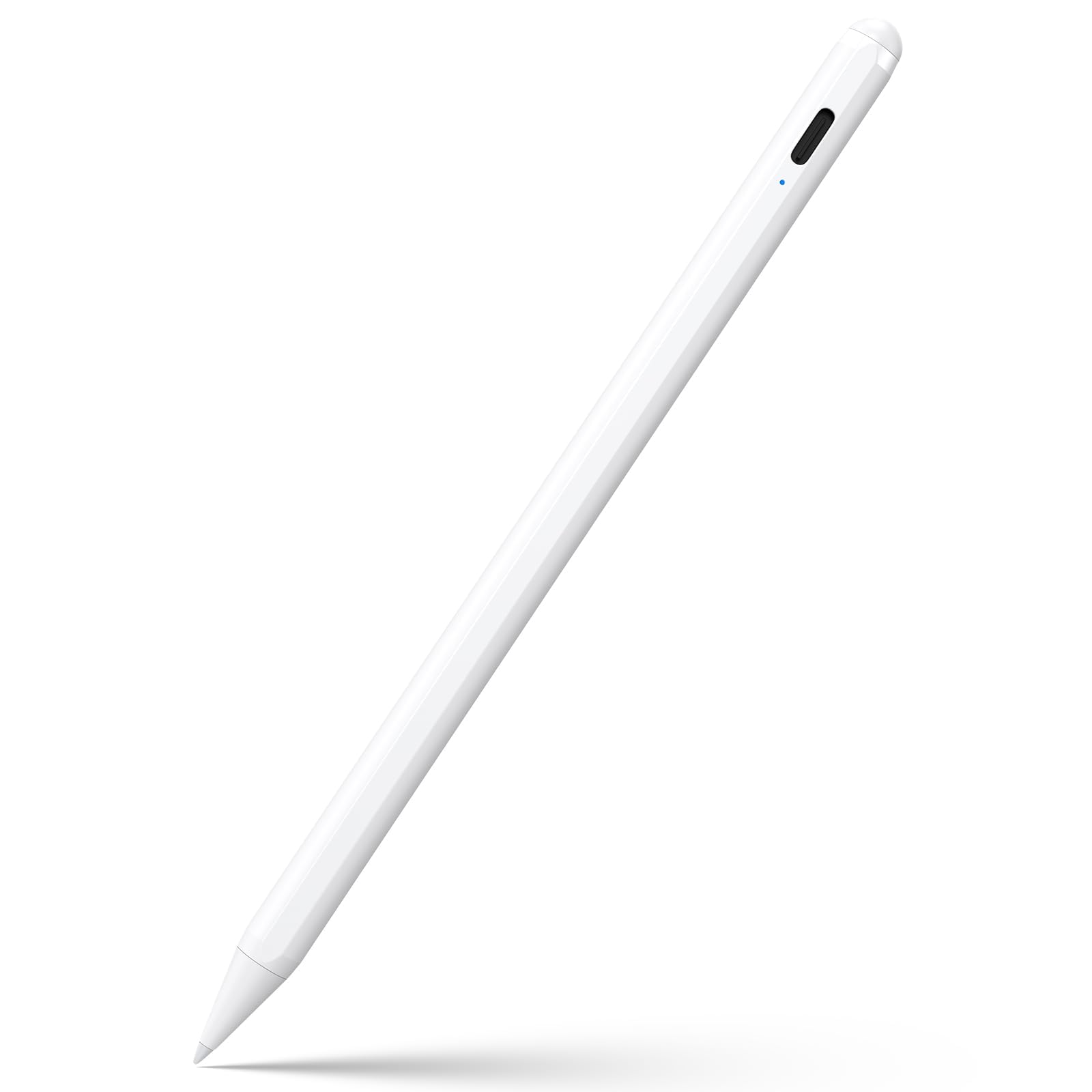 JAMJAKE iPad Pencil 【No.1 sales in US】 Stylus Pen for iPad 6th-11th Gen-2X Fast Charge Active Pencil Compatible with 2018-2025 Apple iPad Pro 11"/12.9"/M4, iPad Air 3/4/5/M2/M3,iPad Mini 5/6 Gen-White