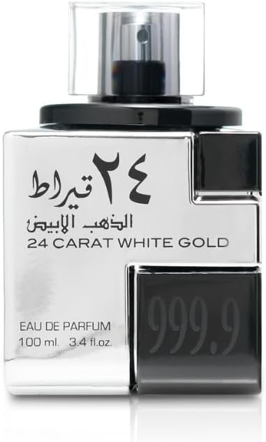 24 Carat White Gold By Lattafa For Men & Women - Eau De Parfum, 100ml