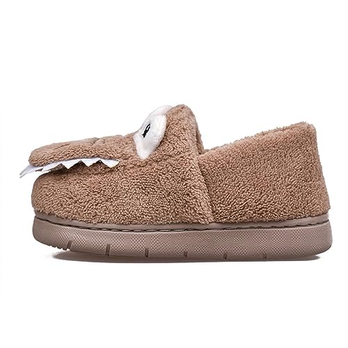 Winter Warm Slippers Plush Cute Dinosaur Bedroom House Indoor Shoes Dinosaur Foot Slippers2