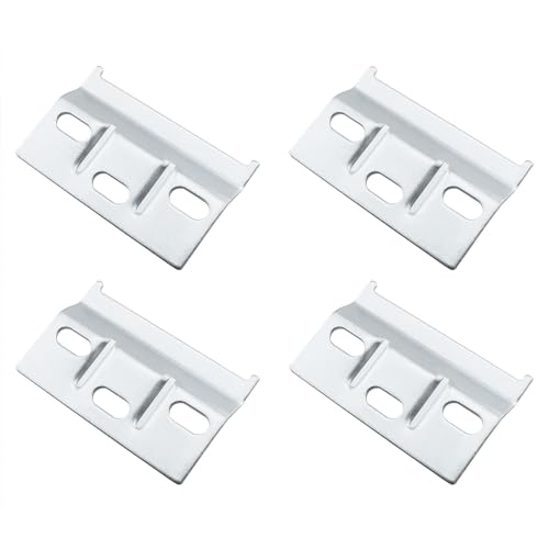 HJGarden 4PCS Kitchen Cabinet Brackets Wall Mounting Cupboards Hanger Plate Suspension Rails Carrier Plate for Kitchen Living Room Restaurant