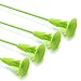 Obert 12pcs Sucker Arrows Fiberglass Shaft 25 Inch Archery Suction Cup Arrows for Kids Target Practice Game with Safe Fixed Suction Cup