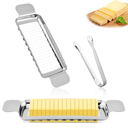 Butter Slicer Cutter, Stainless Steel Cheese & Butter Slicer