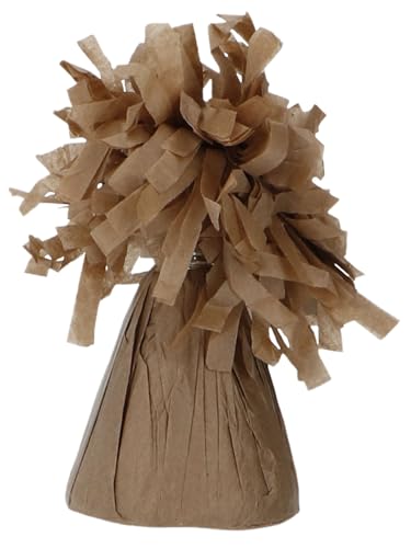 Folat B.V.- Folat peso-Marron-Papel-170 Gramos-Helio Foil Globos Cumpleaños Decoracion Fiestas Aniversario, Color marrón (04966)