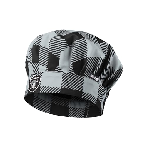 FOCO Las Vegas Raiders NFL Plaid Chef Hat