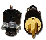 Wholesale 10 Pack Heavy Duty 3-Prong Male Electrical Plug Replacement 125V 15A