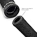 Spark Plug Wire Boots Thermal Protection Insulator Sleeve, 2500 Degree Heat shield Cover Wrap 6 inch for Car Truck 8PCS （Black)