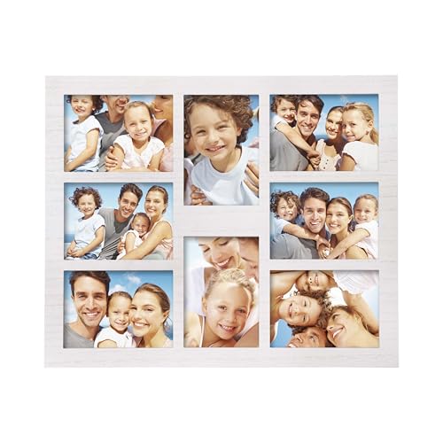 5x7 Picture Frame Collage for Wall Decor-Large Size 8 OpeningsWhite