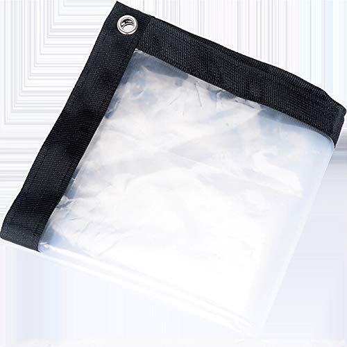 DEWAN SONS Rainproof Cloth Transparent Plastic Sheet 6 ft x 10 ft Tarpaulin with Grommets and Reinforced Edges, Rain Insulation Sunscreen Balcony Plant Canopy (B09WYN9SLF) Amazon Price History, Amazon Price Tracker