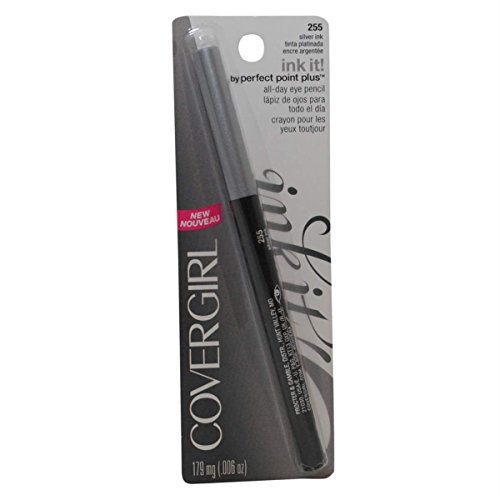 2 Pack- Covergirl Ink It! All-Day Eye Pencil #255 Silver Ink