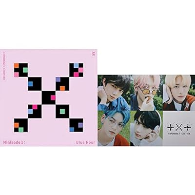 TXT Tomorrow X Together Minisode1 : Blue Hour Album (AR Version) CD+Poster+Photobook+Paper Sticker+Lyric Paper+Behind Book+Photocard+Postcard+(Extra 4 Photocards)