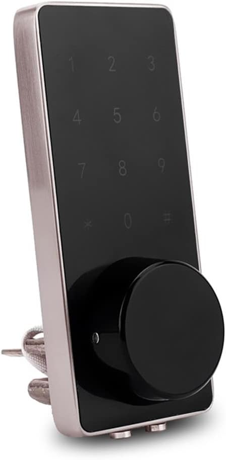 Smart Door Lock Keyless Password Electrics Door Lock Touch Screen Keypad Auto IC Card Mechanical Key Lock