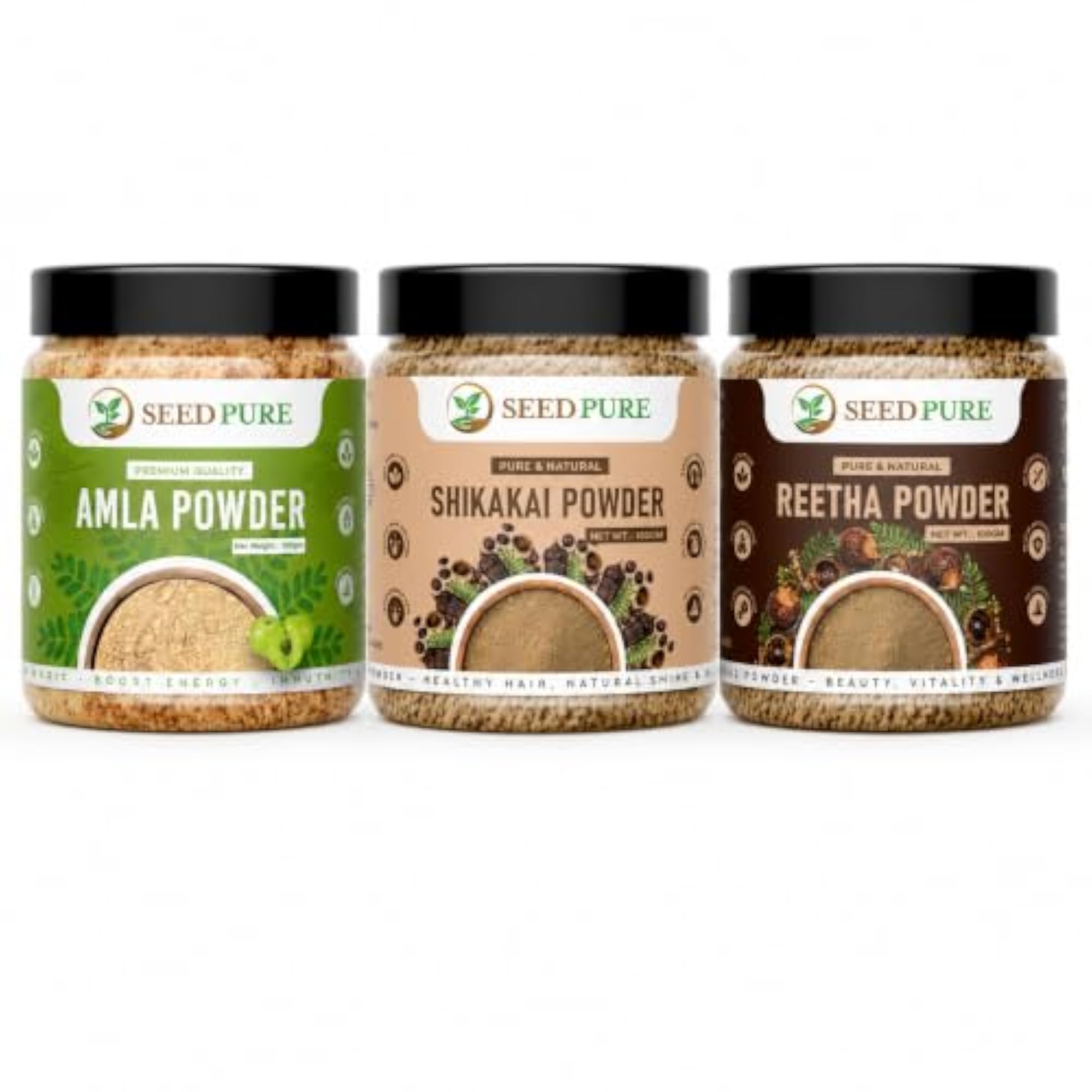 Omorose Shikakai Amla Reetha Powder for Hair