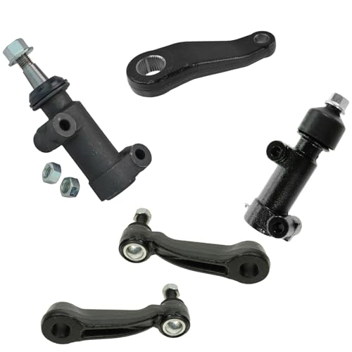 Front Driver & Passenger Steering Kit with Pitman Arm & Idler Brackets