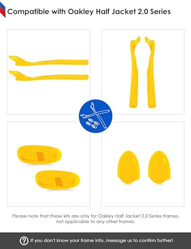 Image of BLAZERBUCK Replacement Sock Kits Earsocks & Nosepieces for Oakley Half Jacket 2.0 XL Sunglass