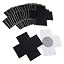10 Pairs -Black Crosses