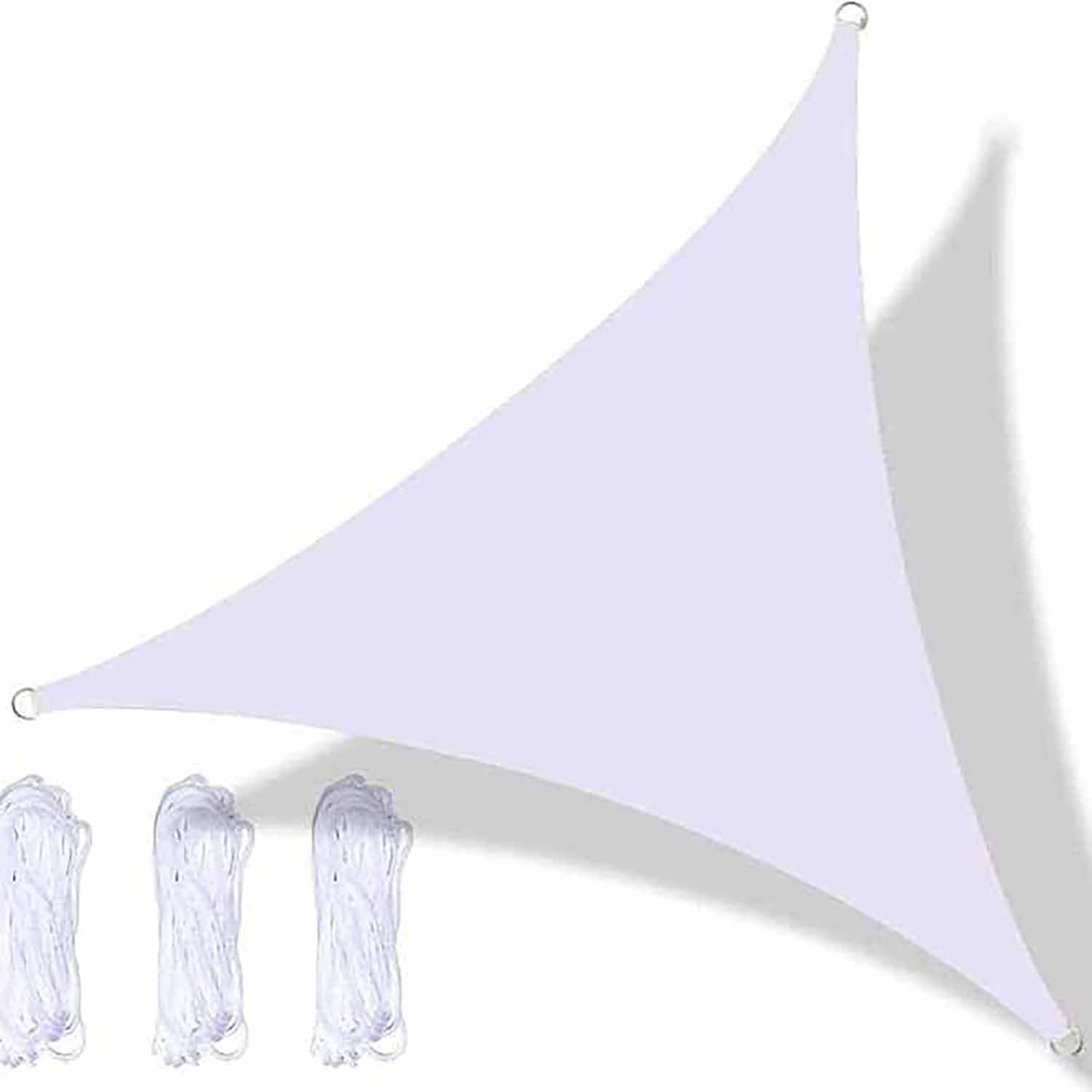 Voile d'ombrage triangle étanche contre la pluie et les UV 2x2x2m