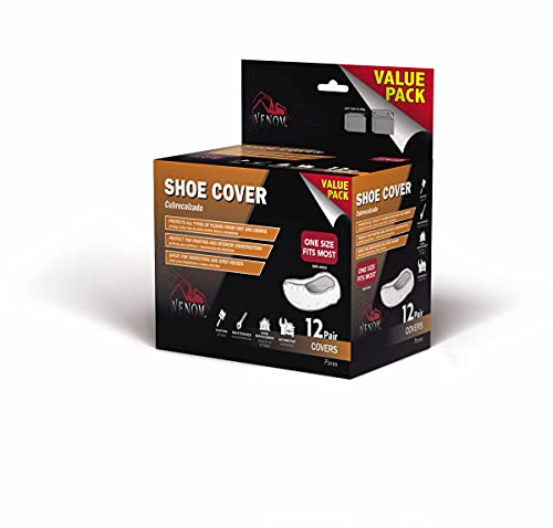 Medline VEN28200 Venom Shoe Covers Value Pack, 12-Pair Per Box