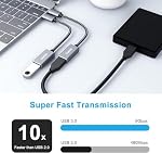 Adaptateur BENFEI USB C vers USB 3.0, 2 Pack Adaptateur USB C vers A Mâle à Femelle Compatible avec iPhone 15 Pro/Max, MacBook Pro/Air 2023, iMac, S23, XPS 17