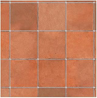 Melody Jane Dollhouse Terracotta Effect Large Tiles Card Sheet Flooring 1:12 Scale