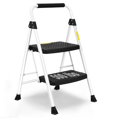 SocTone 2 Step Folding Ladder