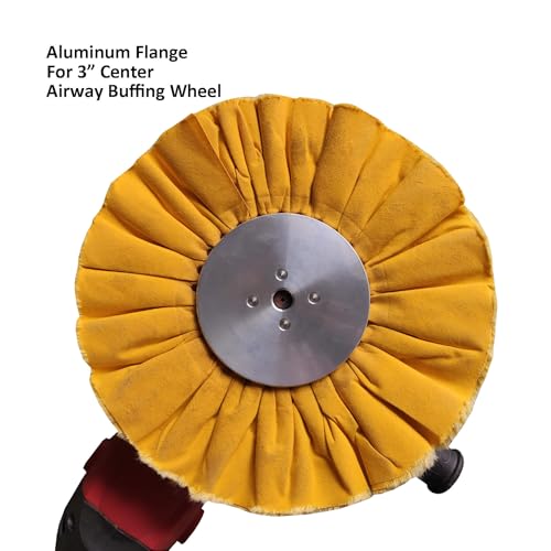 3" Aluminum Safety Flanges Kit for Airway Buffing Wheels, for Use with 5/8"-11 Threaded Tools and 3" Center Airway Buffing Wheels, 1Set by Generic - Image 4