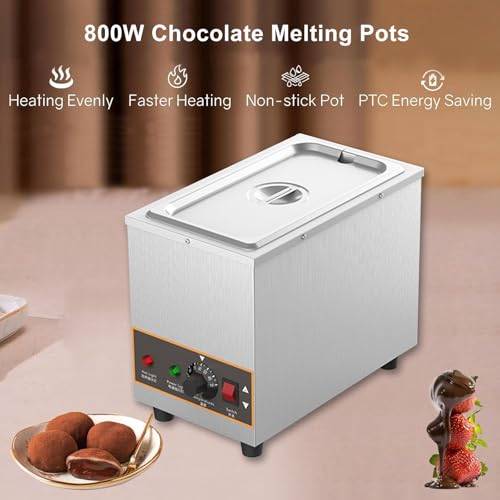Máquina para templar chocolate 800W 2.5 l x2 miniatura 2