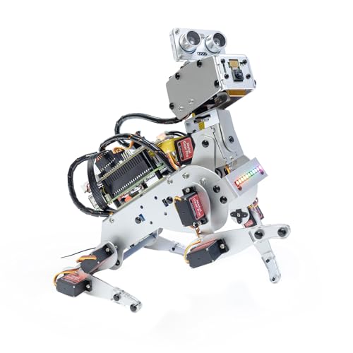 SUNFOUNDER PiDog KI-Roboterhund-Kit für Raspberry Pi 5/4/3B+/Zero 2W, LLMs...