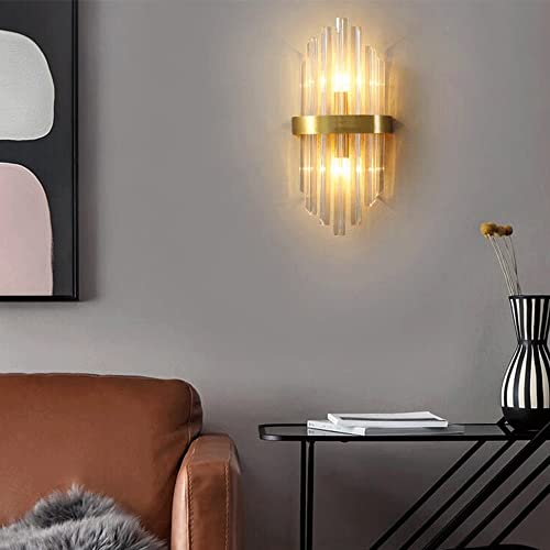 Aplique de pared para interior de cristal con diseño de lujo para comedor 7