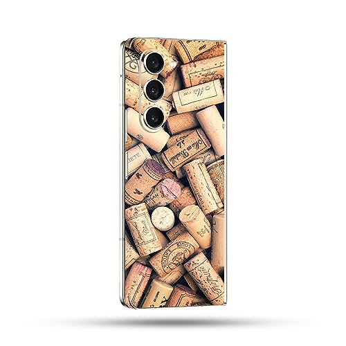 Image of MightySkins Skin Compatible with Samsung Galaxy Z Fold 5 Full Wrap - Corks | Protective, Durable, and Unique Vinyl Decal wrap Cover | Easy to Apply, Remove, and Change Styles | Made in The USA
