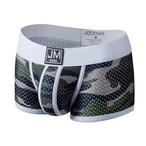 JOCKMAIL Mens Underwear Boxer Briefs Breathable Soft Moisture-Wicking Underwear for Men