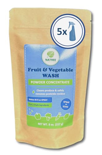 Fruit and Vegetable Wash - All Natural, Organic - Powder