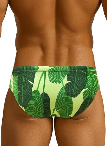 Mens Graphic Beach Swim Briefs Gay Low Rise Bikini Swimwear Swimsuit Sexy Funny Bikini3