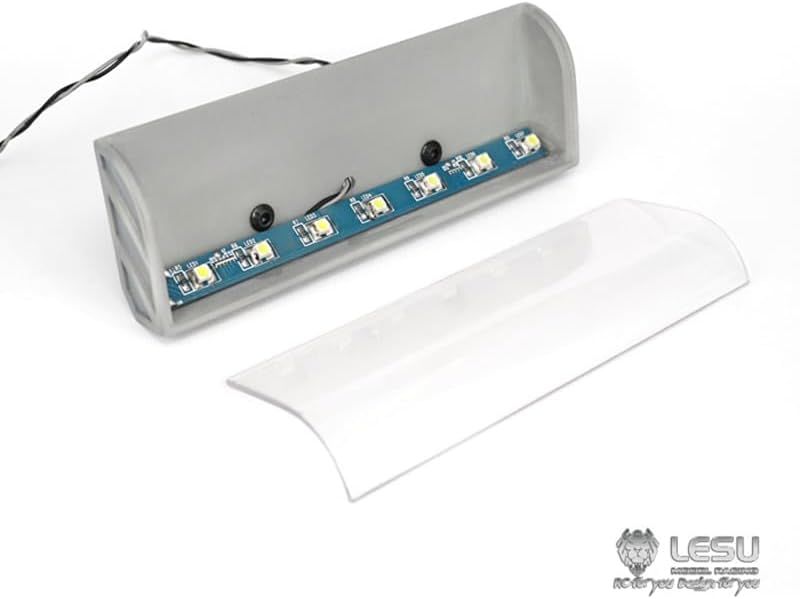 TOUCAN RC HOBBY LESU CNC Cover Metal LED Light Box for 1/14 DIY RC Tractor Truck Model