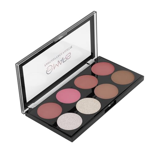 Image of MARS Fantasy Face Palette with Blushes,Highlighters and Bronzer| Highly Pigmented & Long Lasting | Face Makeup Kit (20g) (Shade-02) (Pack of 2)