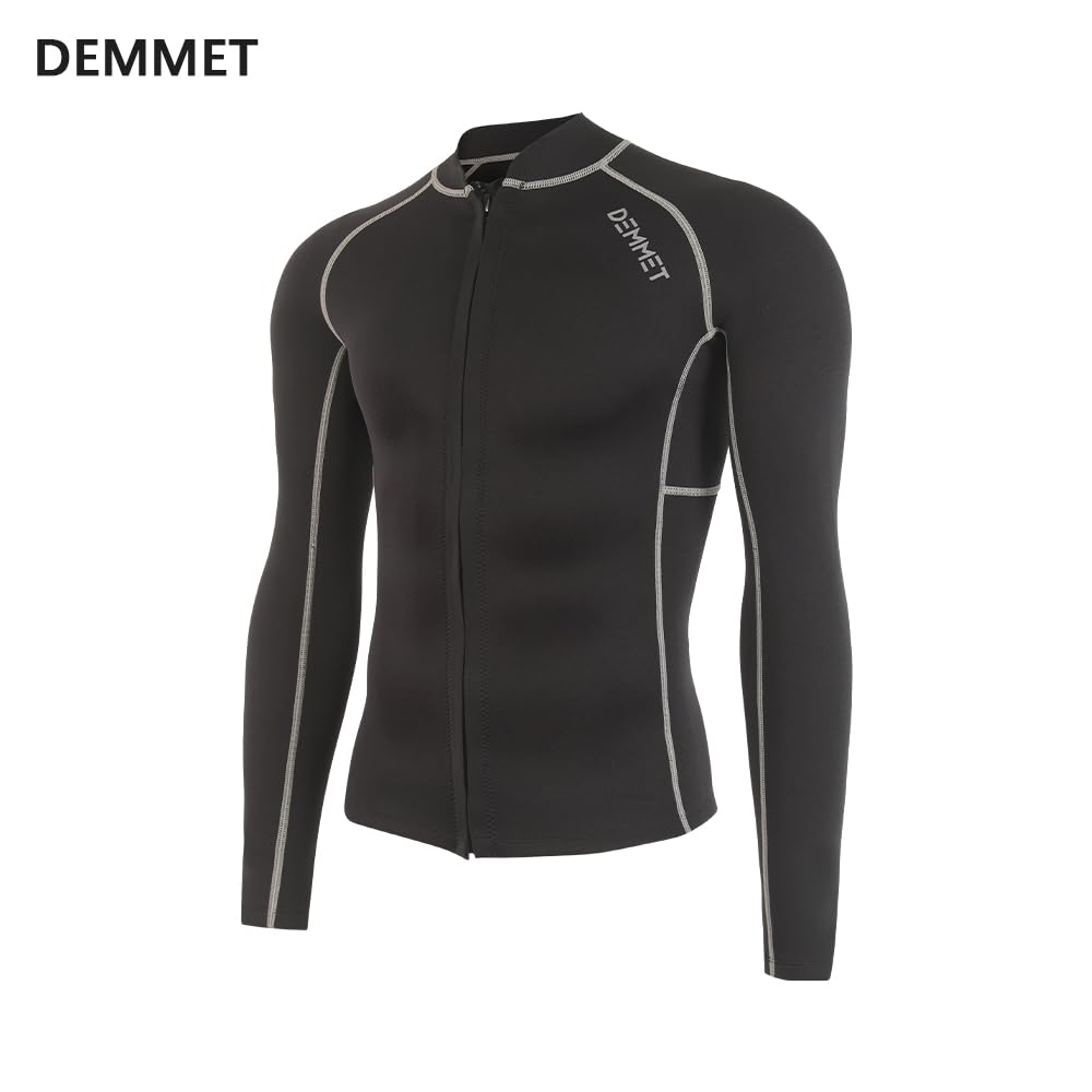 Muta top a maniche lunghe in neoprene pantaloni da immersione 1.5mm-3mm Pantaloni della muta Top muta in neoprene Calde mute con zip per uomo e donna in inverno