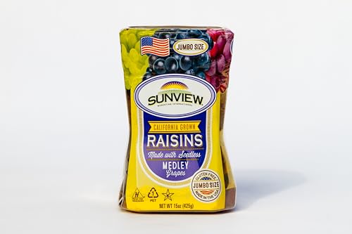 Image of Jumbo Seedless Medley Raisins - 3 15oz. Canisters