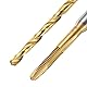 QUARKZMAN Gewindebohrer und Bohrer Set, M2 x 0.4 Metrische Spiralpunktgewindeschneidbohrer & 1,6mm Spiralbohrer, Titanbeschichteter HSS-6542 Gewindeschneidwerkzeugsatz, 3 Stück
